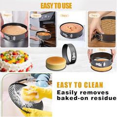 3-Piece Springform Cake Pan Set Ⓢ