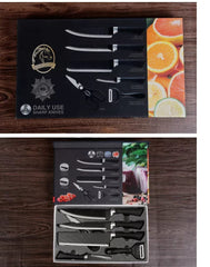 6-Piece Stainless Steel Knife Set
