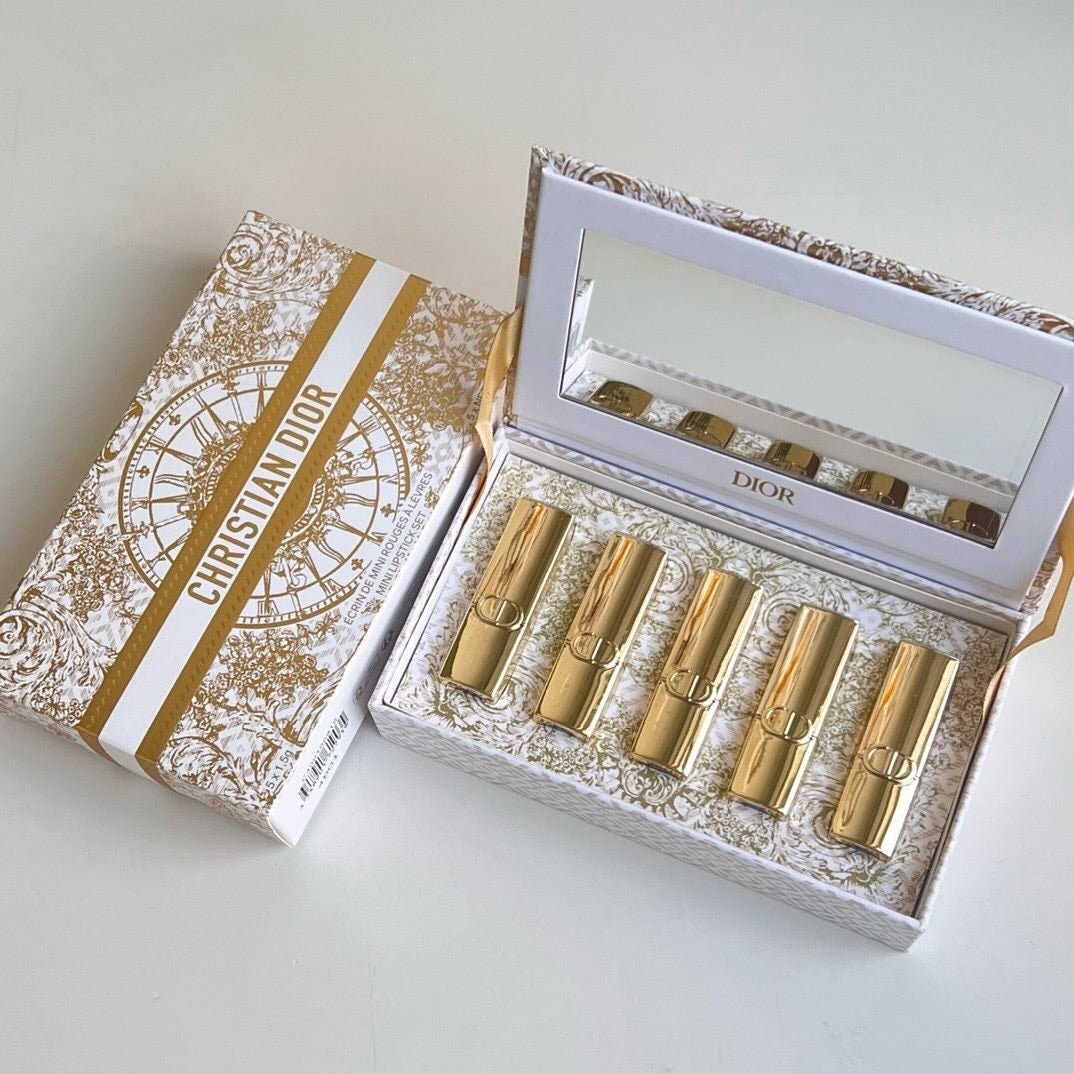 Dior Luxe Lipstick Set - 5 Piece (Mini) Gift Box