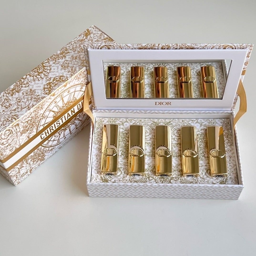 Dior Luxe Lipstick Set - 5 Piece (Mini) Gift Box