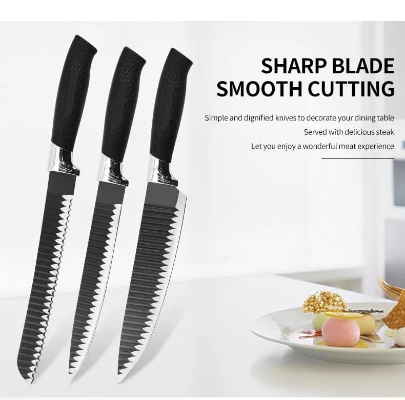 6-Piece Stainless Steel Knife Set