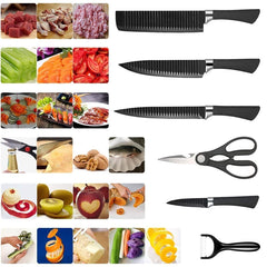 6-Piece Stainless Steel Knife Set