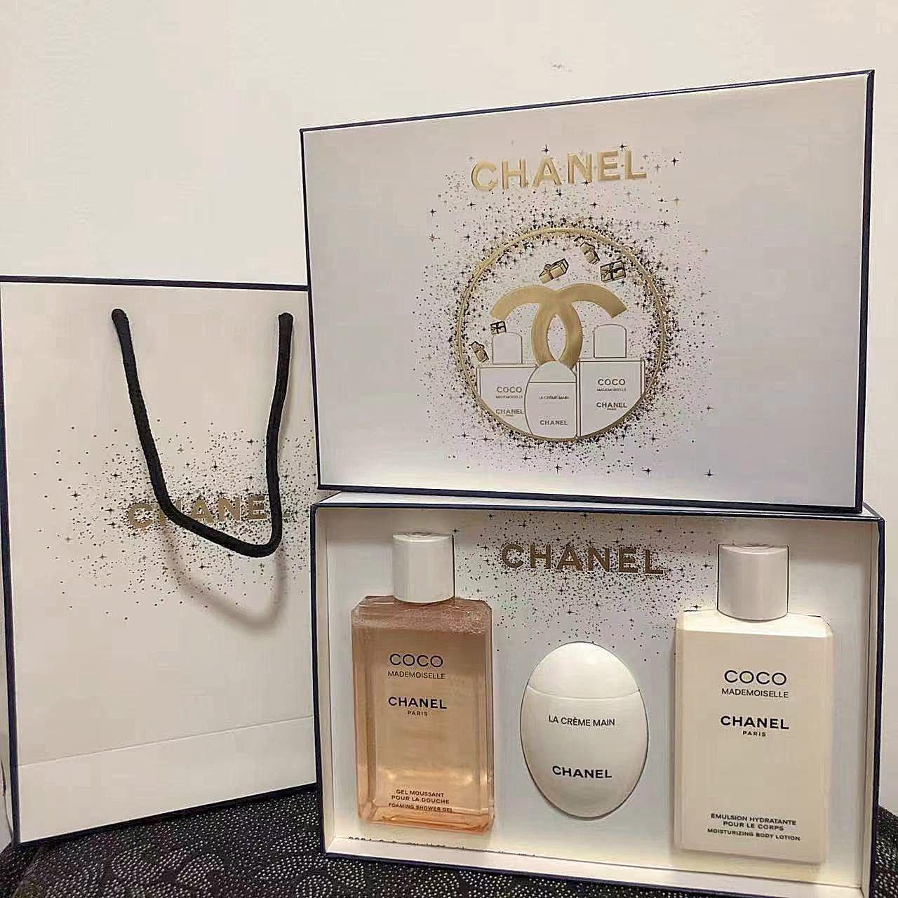 Chanel Coco Body Care Gift Set – Body Lotion, Shower Gel & Hand Cream
