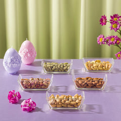 Acrylic Dry Fruit & Snack Jar Set with Serving Tray