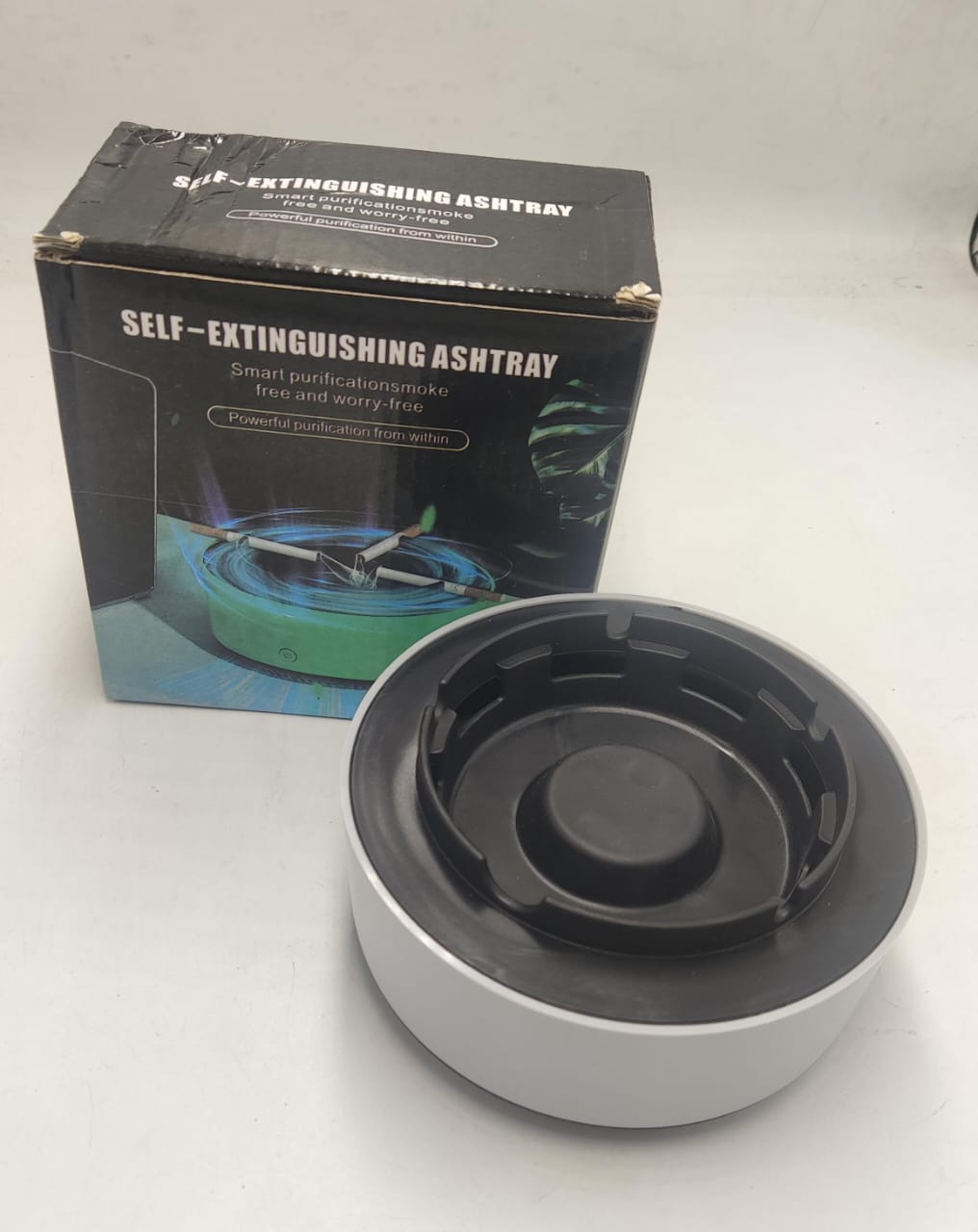 Electronic Intelligent Ashtray Air Purifier For Household Use