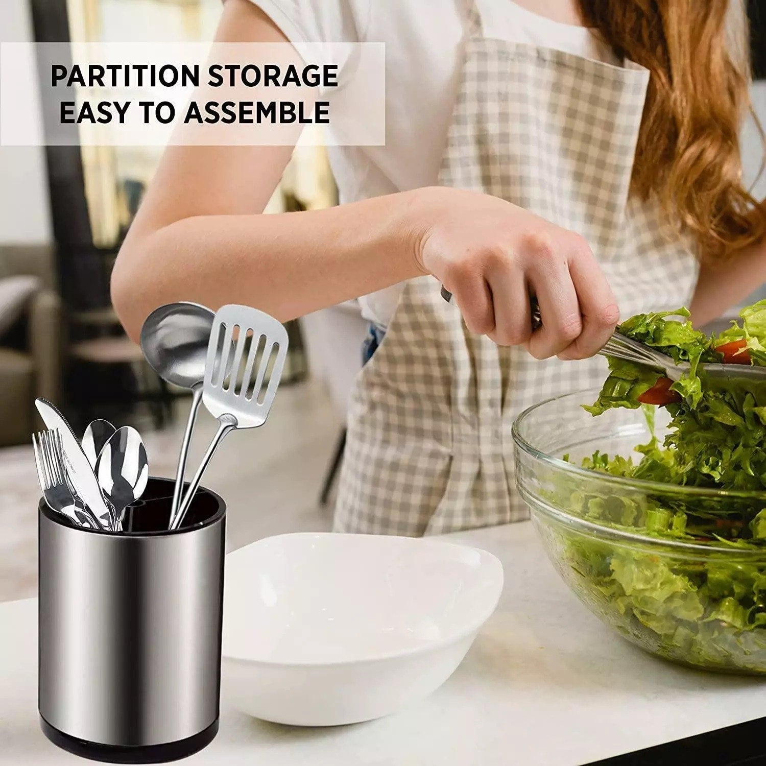 Stainless Steel Rotating Storage Bucket – Herbal Heritage
